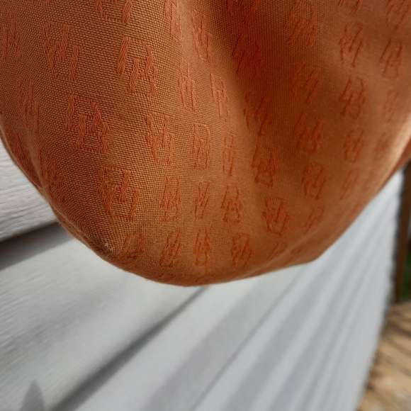 Dooney & Bourke Hobo Orange Shoulder Bag VGUC - Picture 3 of 11